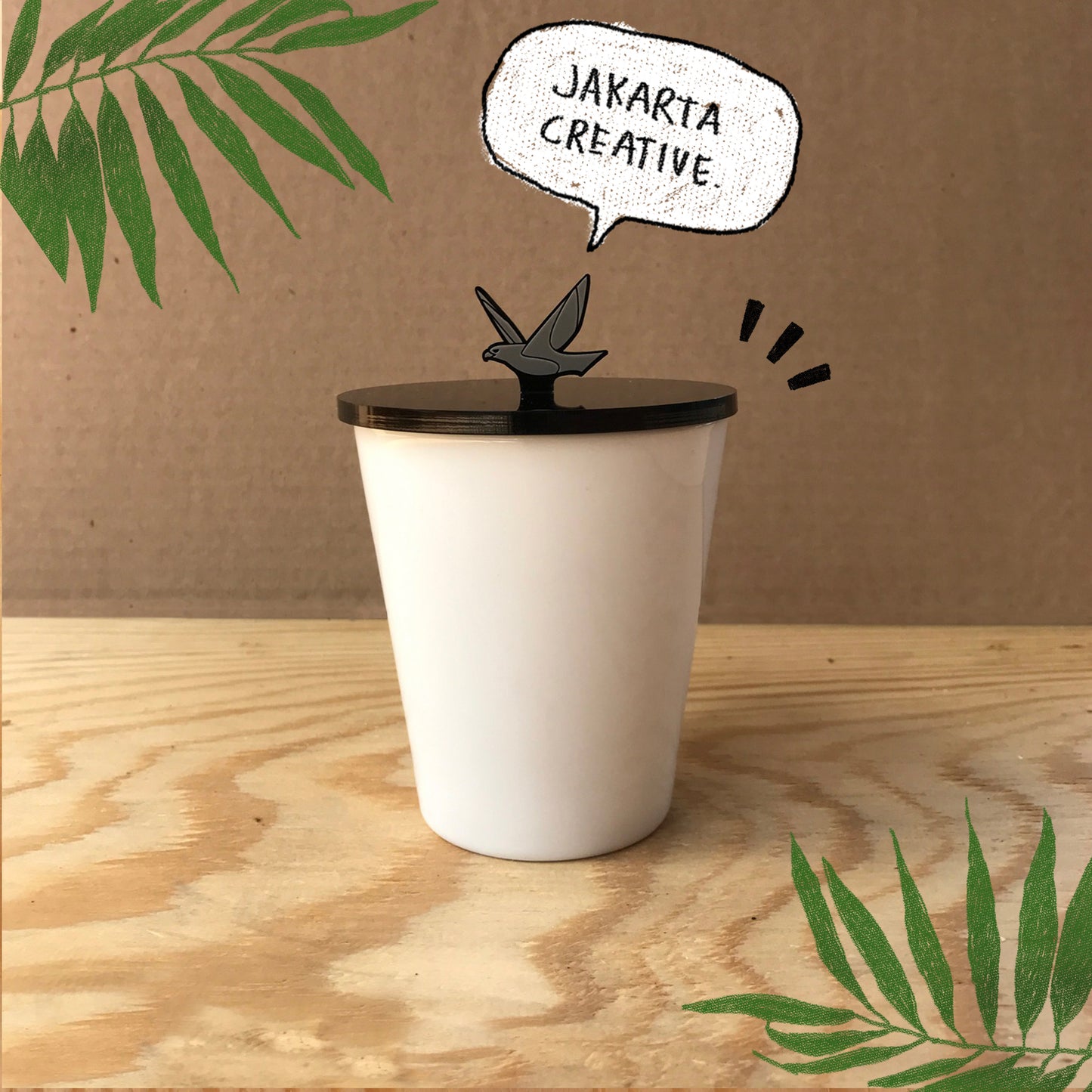 Cup Lid Elang Bondol