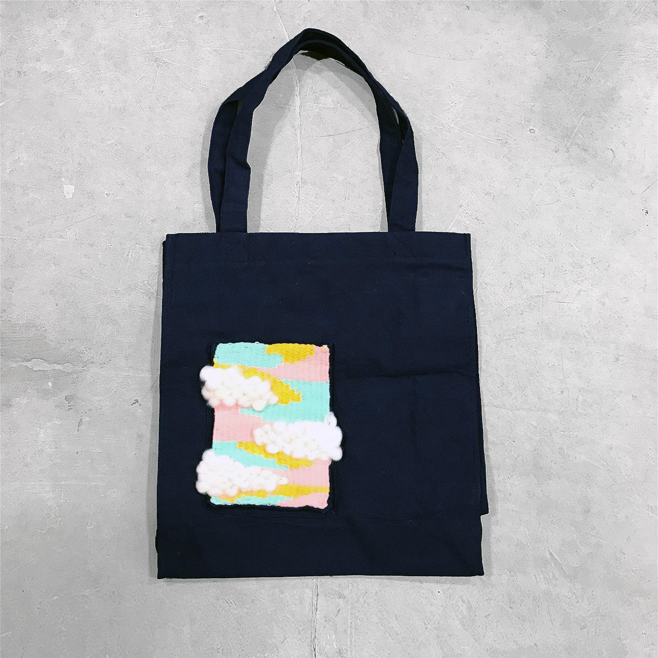 Pastel Weaving Totebag