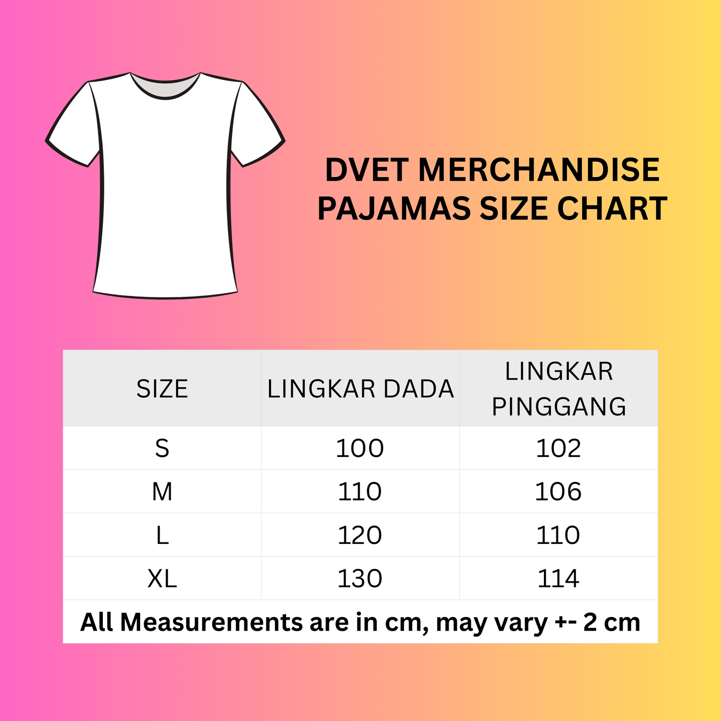 [Ready Stock lagi Geng!] DVET Pajamas (YELLOW)