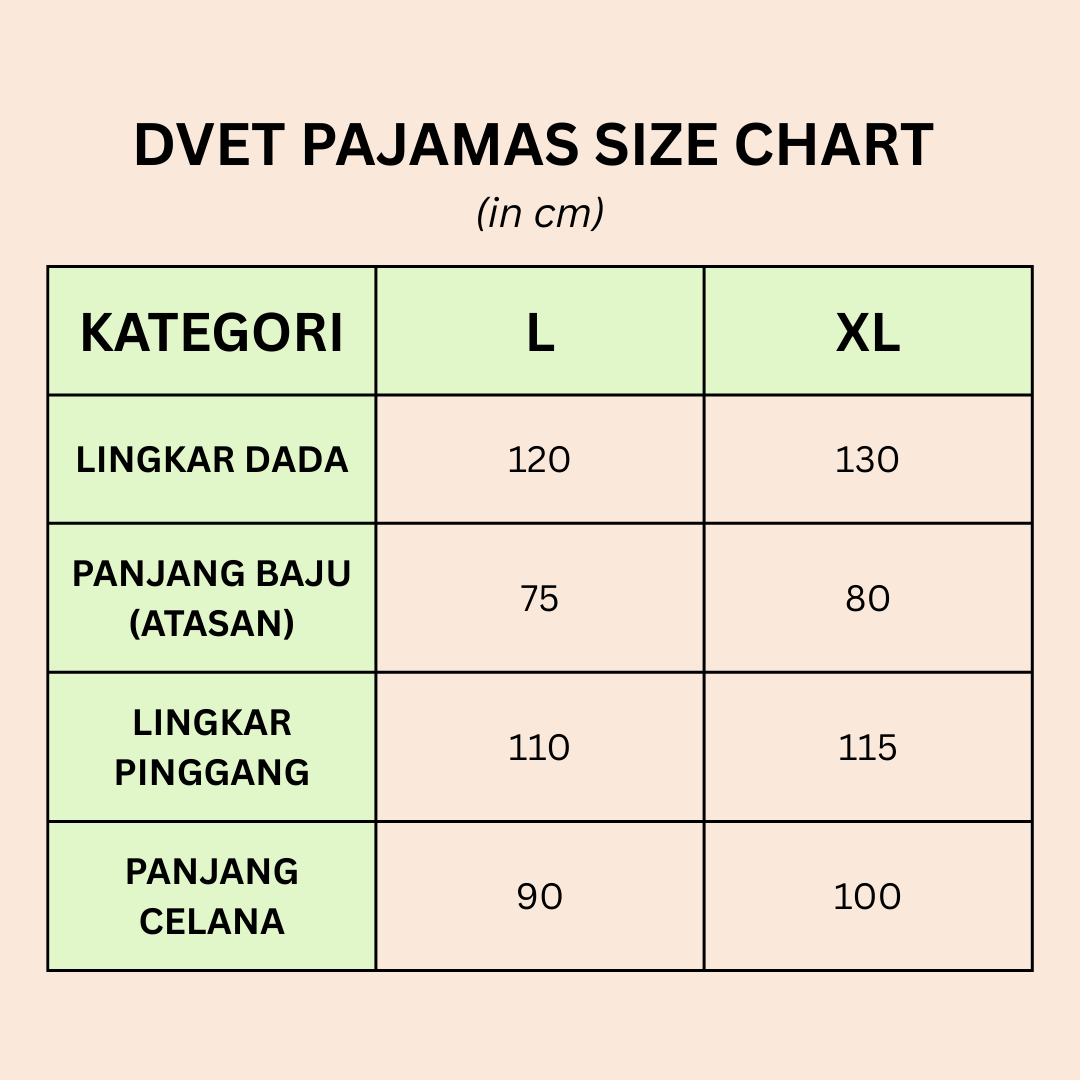 [Ready Stock] DVET Pajamas