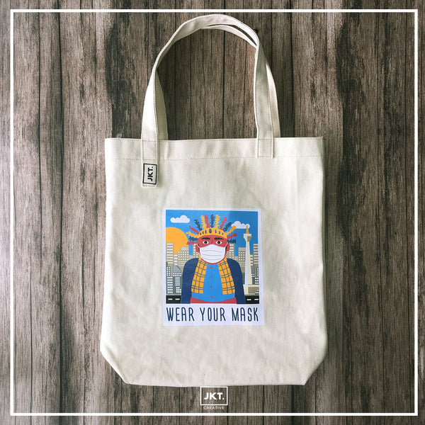 Totebag Wear Your Mask Bundle (Tote+Notebook of your choice)