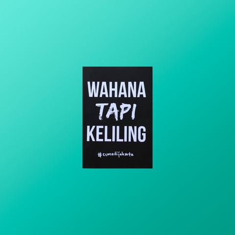 "Wahana Tapi Keliling" Notebook